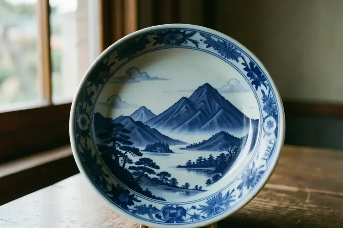 江戸時代伊万里焼大皿